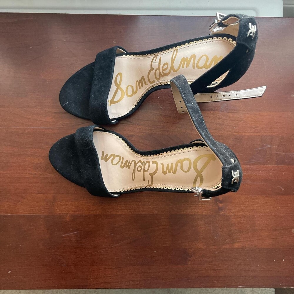 Black Suede Sam Edelman High - Picture 3 of 3